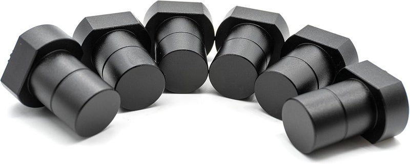 ViewReal 6Pack Bench Dogs 100/127inch(20mm) Bench Clamps Table Stop MFT Accessories Dog Hole Non-slip Stoppers Aluminum Alloy(Fit 0.7874inch Dog Hole) - Image 3